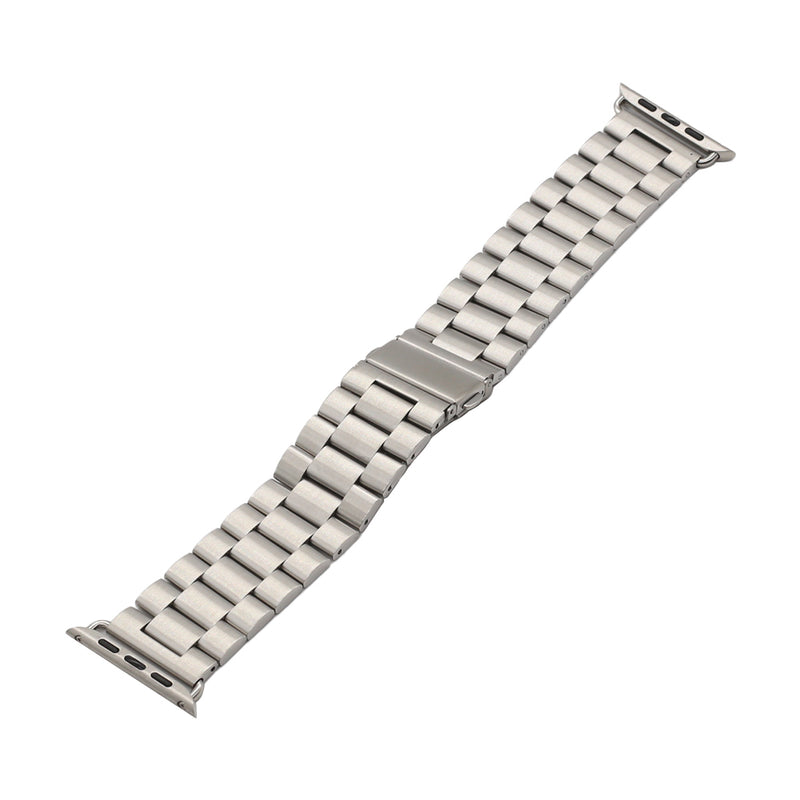 Wisecase Stainless Steel Watch Band for Apple Watch 42/44/45/49mm Sliver