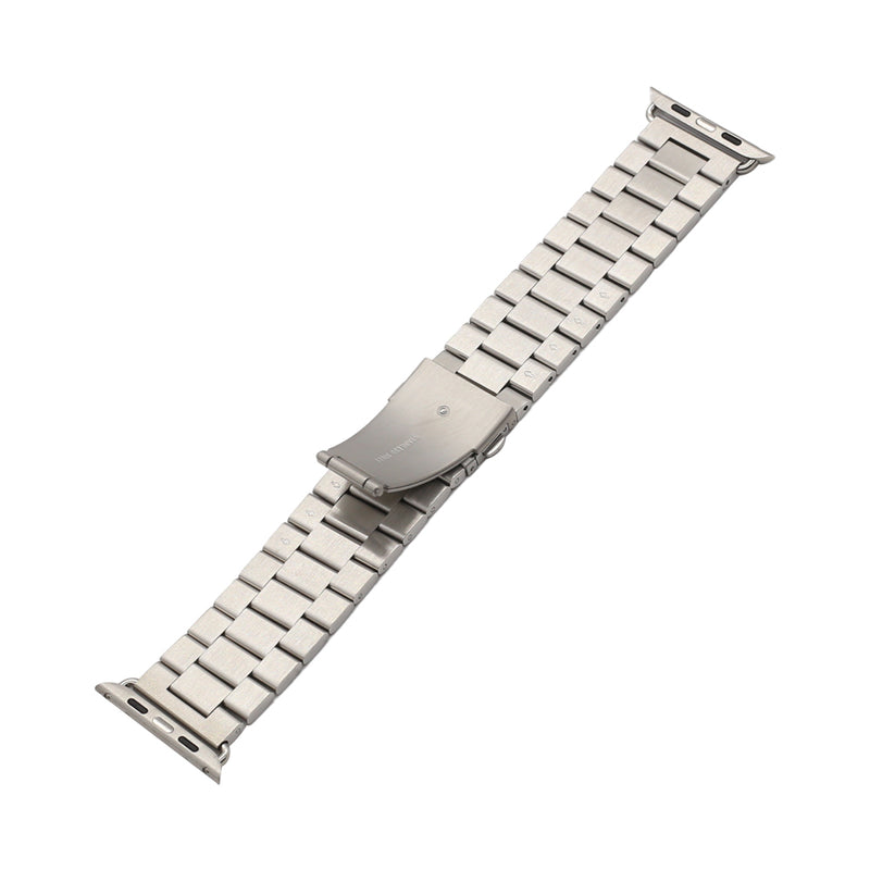 Wisecase Stainless Steel Watch Band for Apple Watch 42/44/45/49mm Sliver