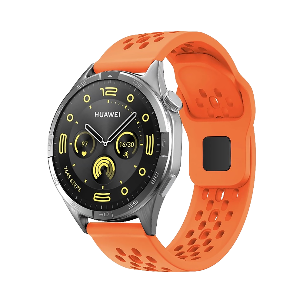 Machino MC-SM002 Silicone Watch Strap for Galaxy Watch 7 40/44mm Orang