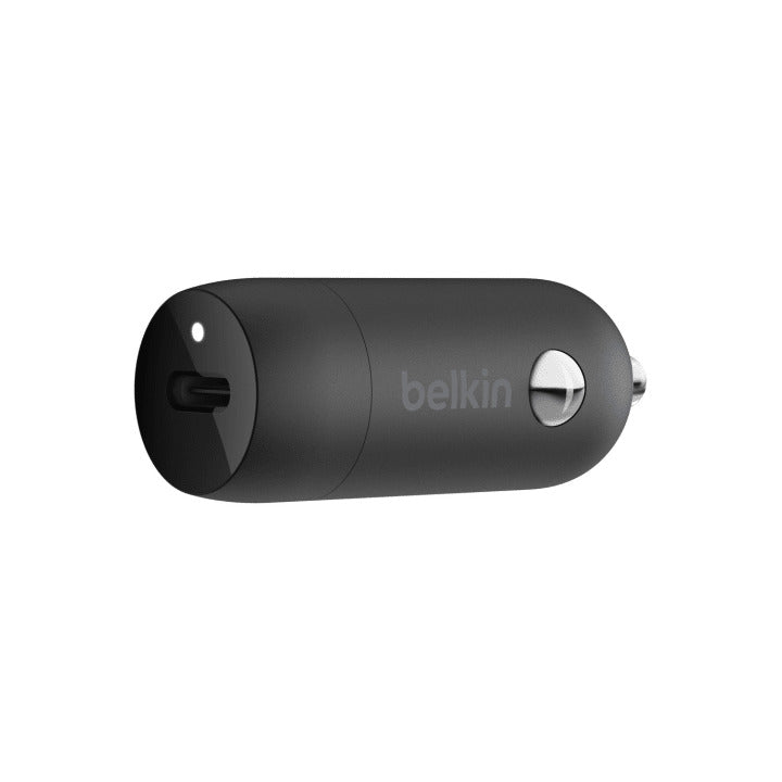 Belkin 20W USB-C PD Car Charger + USB-C to Lightning Cable For Apple Devices - Black
