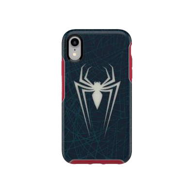 OtterBox Symmetry Marvel Case suits iPhone XR Spiderman