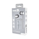 Sonicb Bold Metal Wired Earphone Silver