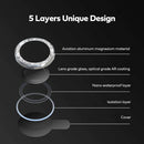 Doormoon iPhone 16 Pro / iPhone 16 Pro Max Camera Film Silver