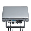 Acefast E5 PLUS USB-C multifunctional stand HUB for laptop space gray