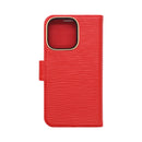 Wisecase iPhone 16 Pro Deluxe Wallet Folio Red