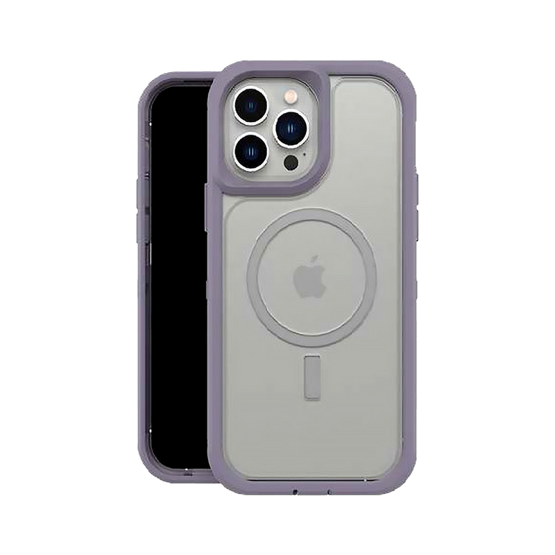 Otterbox Defender XT Clear MagSafe Case For iPhone 13/14 6.1 - Lavender Sky