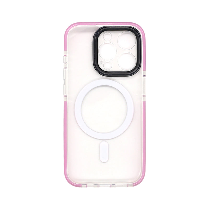 Wisecase iPhone 15 Pro Impact Magsafe Pink