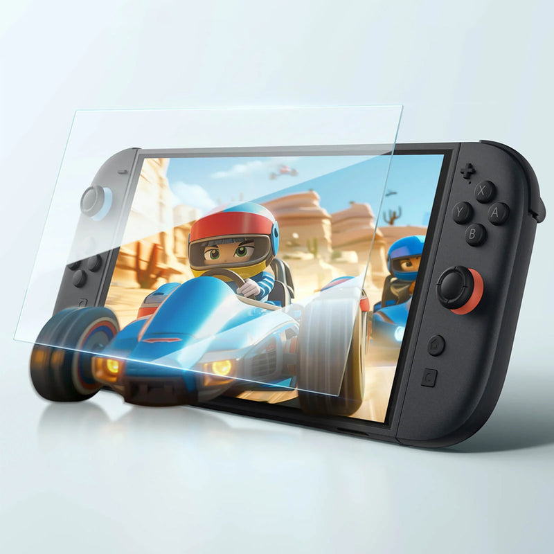 JSAUX HD Tempered Glass Screen Protector for Switch 2（2 PACK)