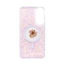 Wisecase Samsung S25Edge Moda Print Magsafe Case Purple