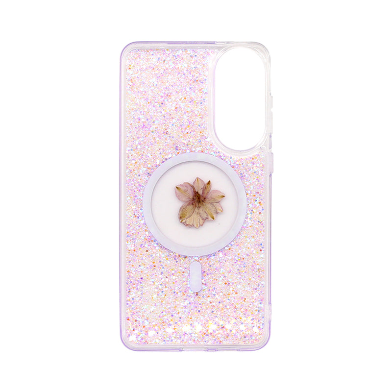 Wisecase Samsung S25Edge Moda Print Magsafe Case Purple