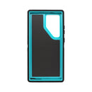 Wisecase Samsung Galaxy S24 Ultra Bulwark Pro Case Black+Cyan