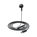 Acefast L9 USB-C Single-ear Wired Earphone with Mic Black