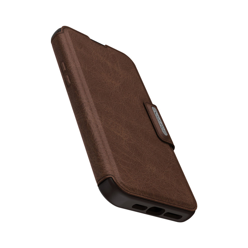 Otterbox Strada Folio MagSafe Case For iPhone 15 Pro Max - Espresso