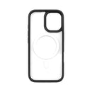 Love Tech iPhone 17 Magnetic Case with Replaceable Back Panel+Magnetic Clear Back Panel  Black