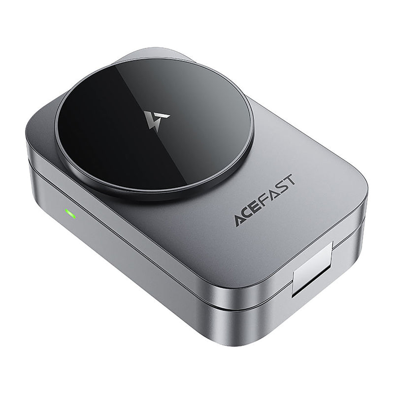 Acefast E22 Desktop 3-in-1 Wireless Charging Holder Metal Gray