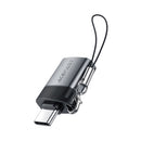 Acefast J7 USB-A to USB-C Adapter Metal Gray