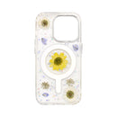 Wisecase iPhone 15 Pro Moda Print Magsafe Case Daisy