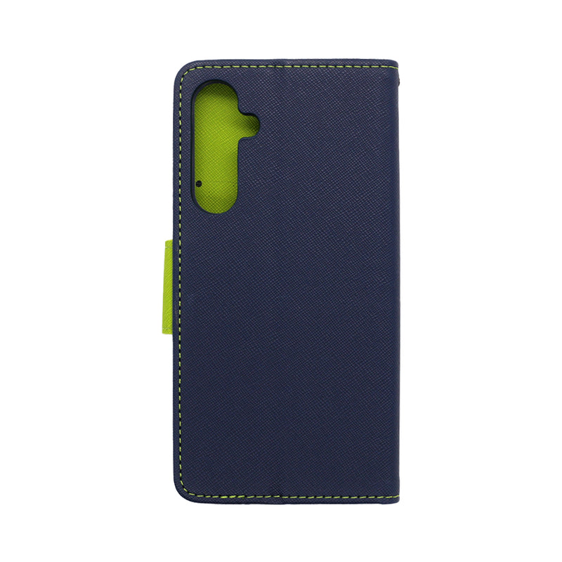 Wisecase Sam Galaxy S23FE 5G MERC Wallet Dark Blue+ Green