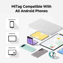 MiLi MiTag Go - Android Item Finder with Key Ring White