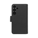 Wisecase Samsung Galaxy S25 Deluxe Wallet Folio Black