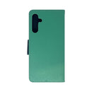 Wisecase Samsung Galaxy A15 5G MERC Wallet --Cyan+Dark Blue