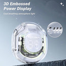 Acefast T8 Crystal color (2) Bluetooth earbuds white moon