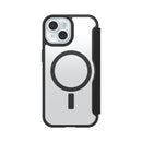OtterBox React Folio MagSafe Apple iPhone 15/ iPhone 14/ iPhone 13 BlackCrystal-Clear/Black