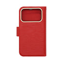 Wisecase iPhone 17 Pro Deluxe Wallet Folio Red