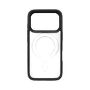 Love Tech iPhone 17 Pro Magnetic Case with Replaceable Back Panel+Magnetic Clear Back Panel Black