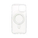 Wisecase iPhone 15 Tough Gel Magsafe Clear+Green