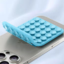 Popsnap Double-sided Silicone Suction Cup Phone Stand Light Blue