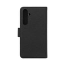 Wisecase Samsung Galaxy S24FE Deluxe Wallet Folio Black