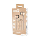 Sonicb Bold Metal Wired Earphone Gold