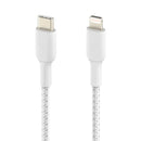 Belkin BoostCharge Pro Braided USB-C to Lightning Cable 1M - White