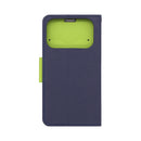 Wisecase iPhone 17 Pro MERC Wallet Dark Blue+Green