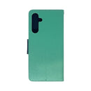 Wisecase Samsung Galaxy A55 MERC Wallet --Cyan+Dark Blue