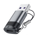 Acefast J8 USB-C to USB-A Adapter Metal Gray