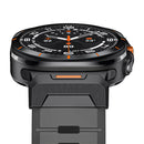 Machino MC-WS34 Premium Silicone Watch Strap for Galaxy Watch Ultra 47mm Black