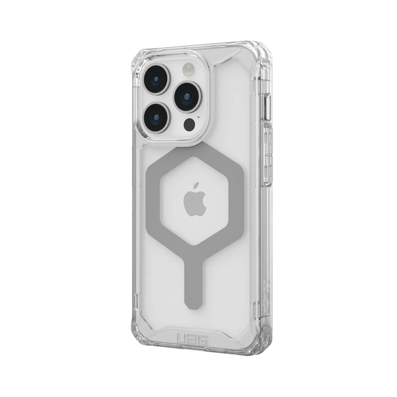 UAG Plyo MagSafe Case for iPhone 15 Pro Ice/Silver