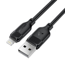Acefast C16-02 TPU charging data cable USB-A to Lightning 1.2m Black