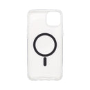 Wisecase iPhone 15 Plus Tough Gel Magsafe Clear+Black