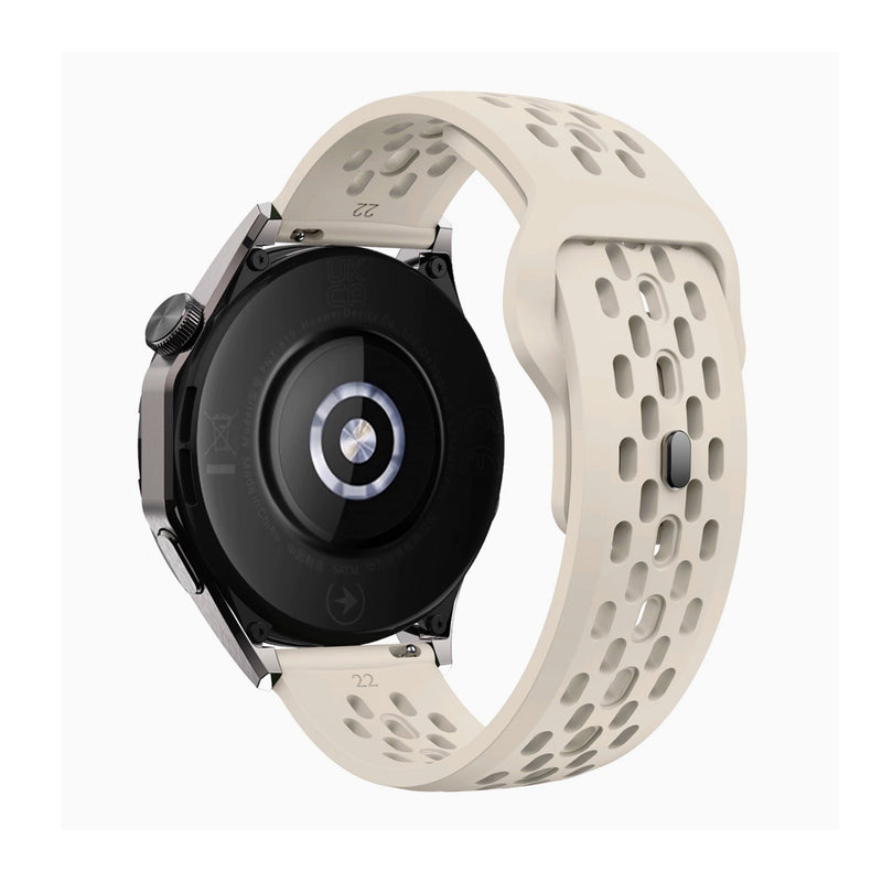 Machino MC-SM002 Silicone Watch Strap for Galaxy Watch7 40/44mm White