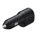 Samsung 40W Dual Port USB-C & USB-A Car Charger Black