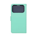 Wisecase iPhone 17 Pro Pocket Diary Wallet Cyan