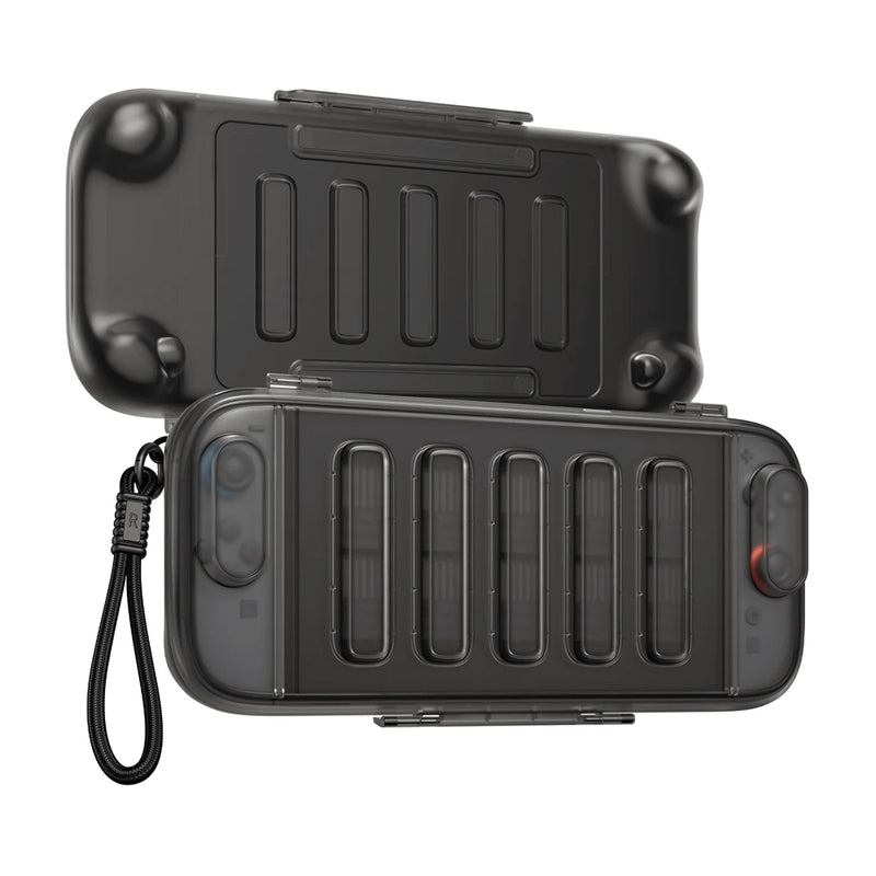 JSAUX Shock-Absorbent Storage Casetor Nintendo Switch2 Transparent-black