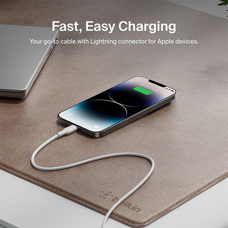 Belkin BoostCharge USB-C to Lightning Cable 1M - White