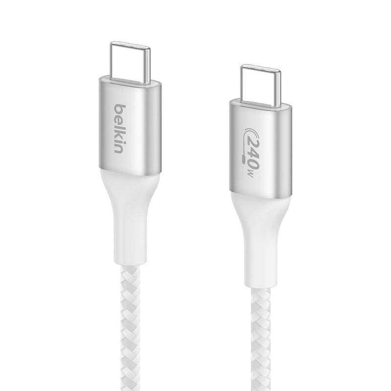 Belkin Boost Charge Pro USB-C to C 240W - Braided Cable - 2m White