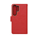 Wisecase Samsung Galaxy S26 Ultra Deluxe Wallet Folio Red