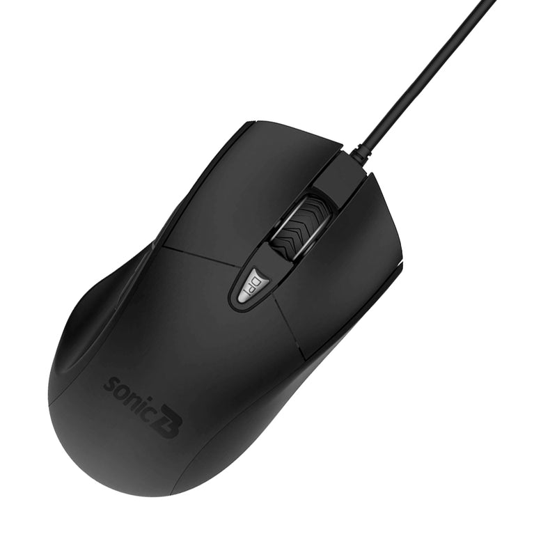 Sonicb Extra Wired Mouse Black
