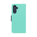 Wisecase Samsung Galaxy A26 MERC Wallet - Cyan+Dark Blue